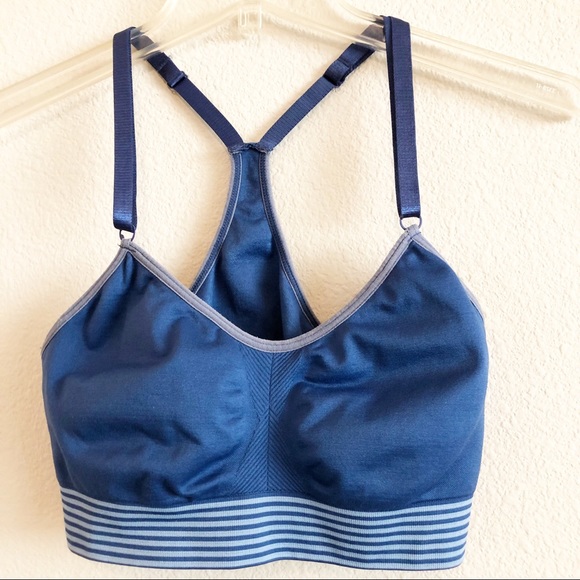 lululemon athletica Tops - Lululemon Navy Y Back Workout Bra Top